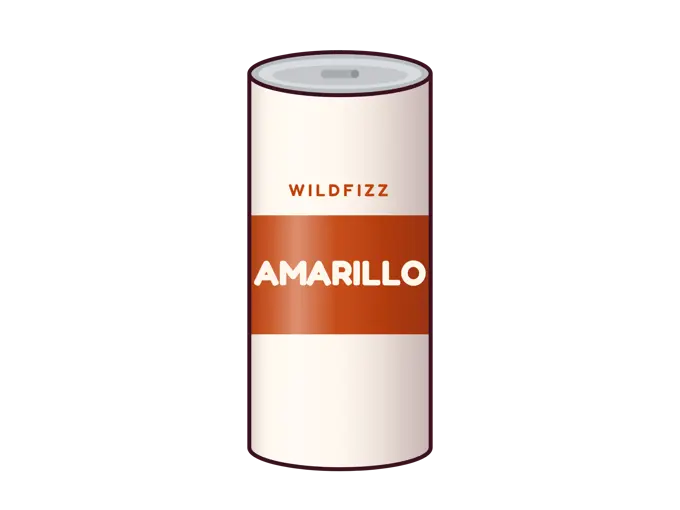A Wildfizz Amarillo can