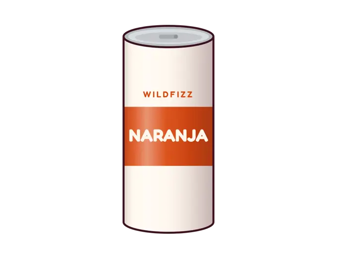 A Wildfizz Naranja can