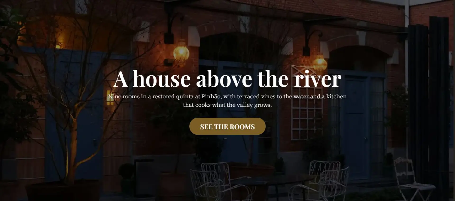 The Maison Lumiere template, seen at the top of its home page